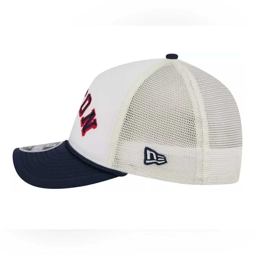 New Era Boston Red Sox White Arch Glitz 9Forty Adult Hat